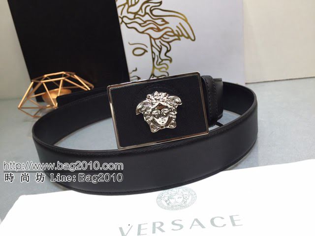 VERSVE男士皮帶 範思哲高端時尚皮帶 範思哲Versace美杜莎頭像裝飾  jjp1282